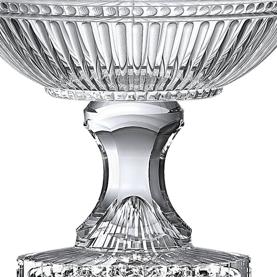 Fotografia para o produto Centro de mesa em cristal com pé 021,5xA21,5cm