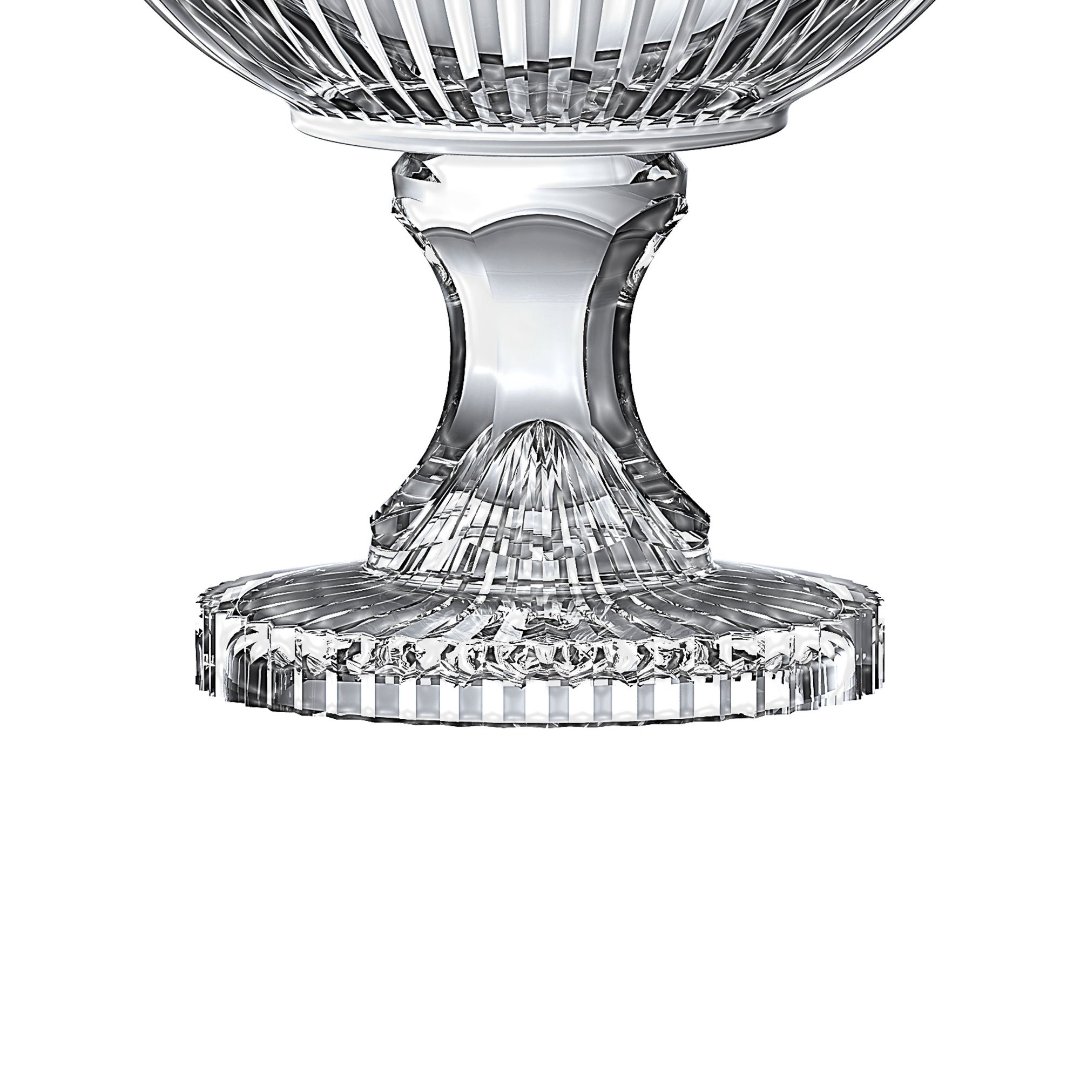 Fotografia para o produto Centro de mesa em cristal com pé 021,5xA21,5cm