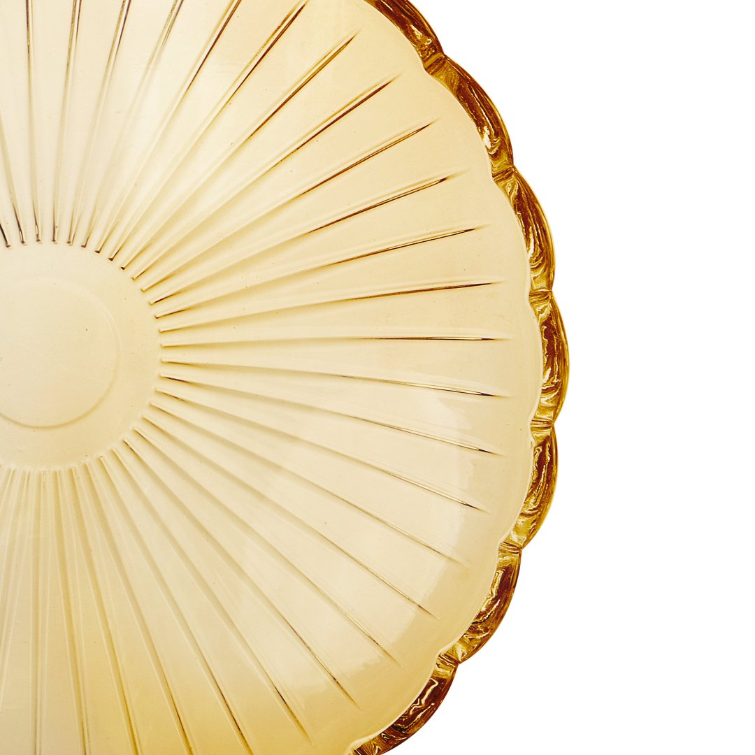 Fotografia para o produto Centro de mesa em cristal ecológico 032,7xA7cm cor âmbar