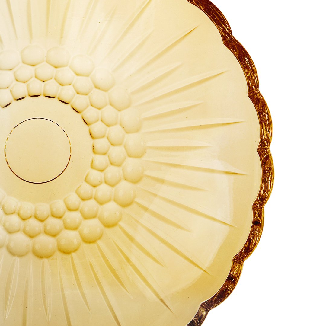 Fotografia para o produto Centro de mesa em cristal ecológico 032,7xA7cm cor âmbar