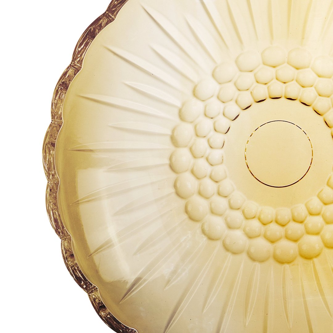 Fotografia para o produto Centro de mesa em cristal ecológico 032,7xA7cm cor âmbar