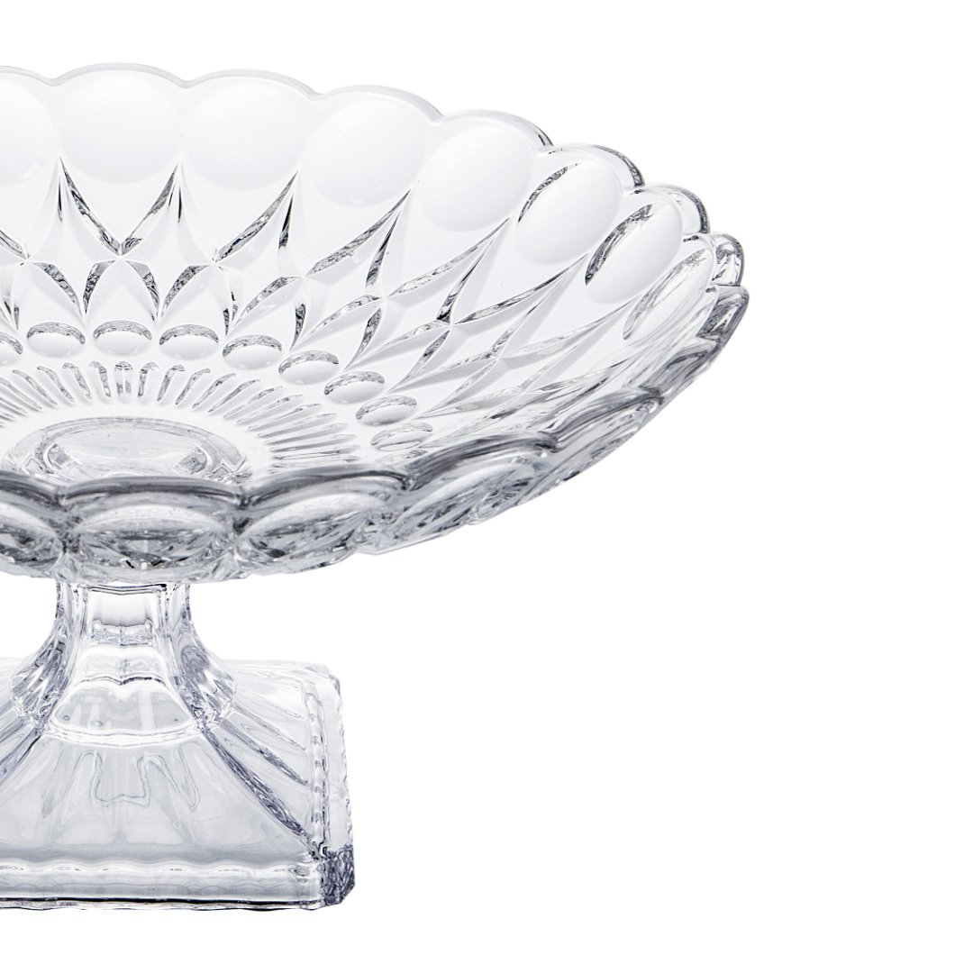 Fotografia para o produto Centro de mesa em cristal ecológico com pé 032,7xA17cm