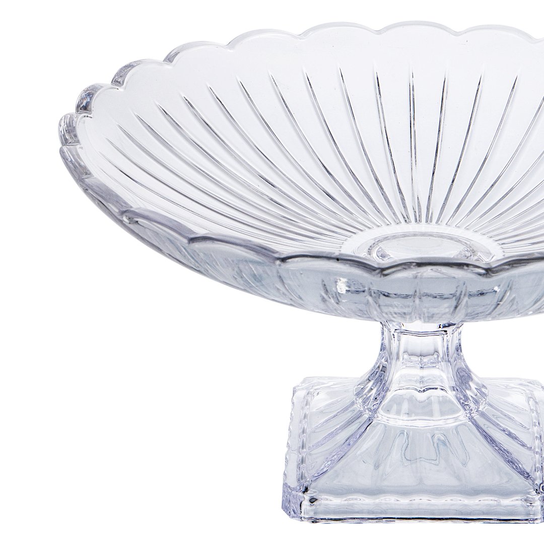 Fotografia para o produto Centro de mesa em cristal ecológico com pé 032,7xA17cm