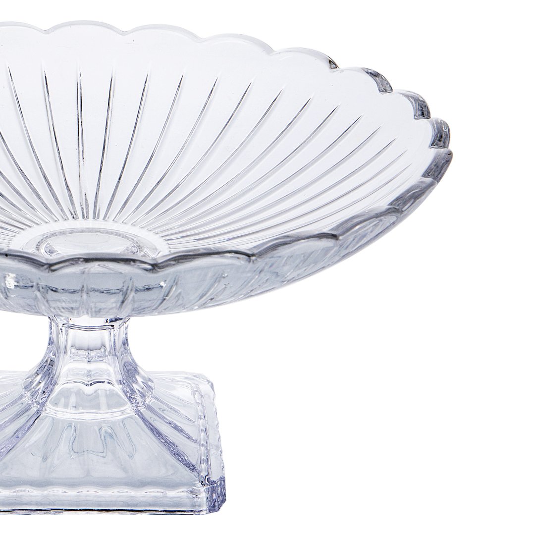 Fotografia para o produto Centro de mesa em cristal ecológico com pé 032,7xA17cm