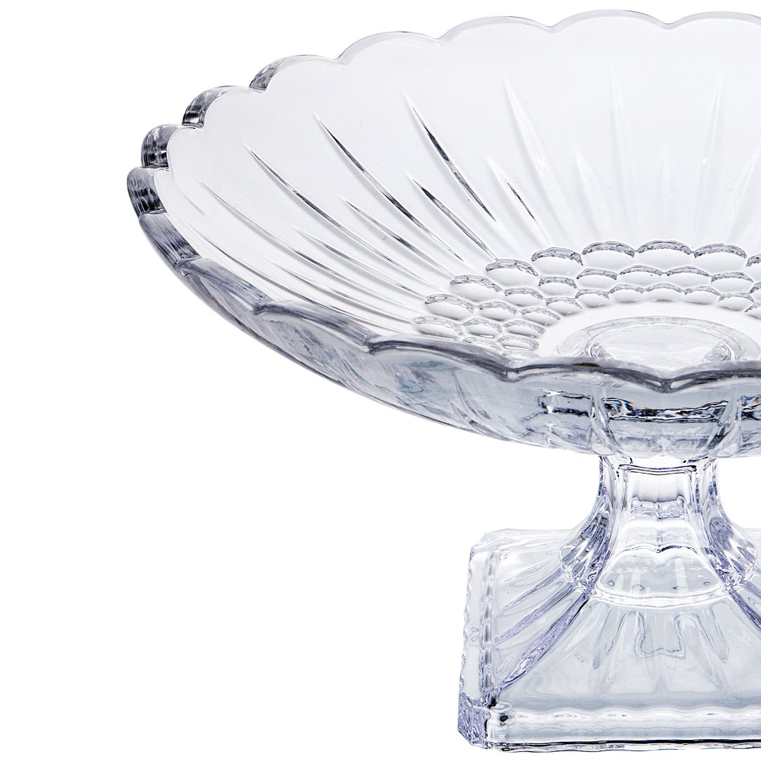 Fotografia para o produto Centro de mesa em cristal ecológico com pé 032,7xA17cm