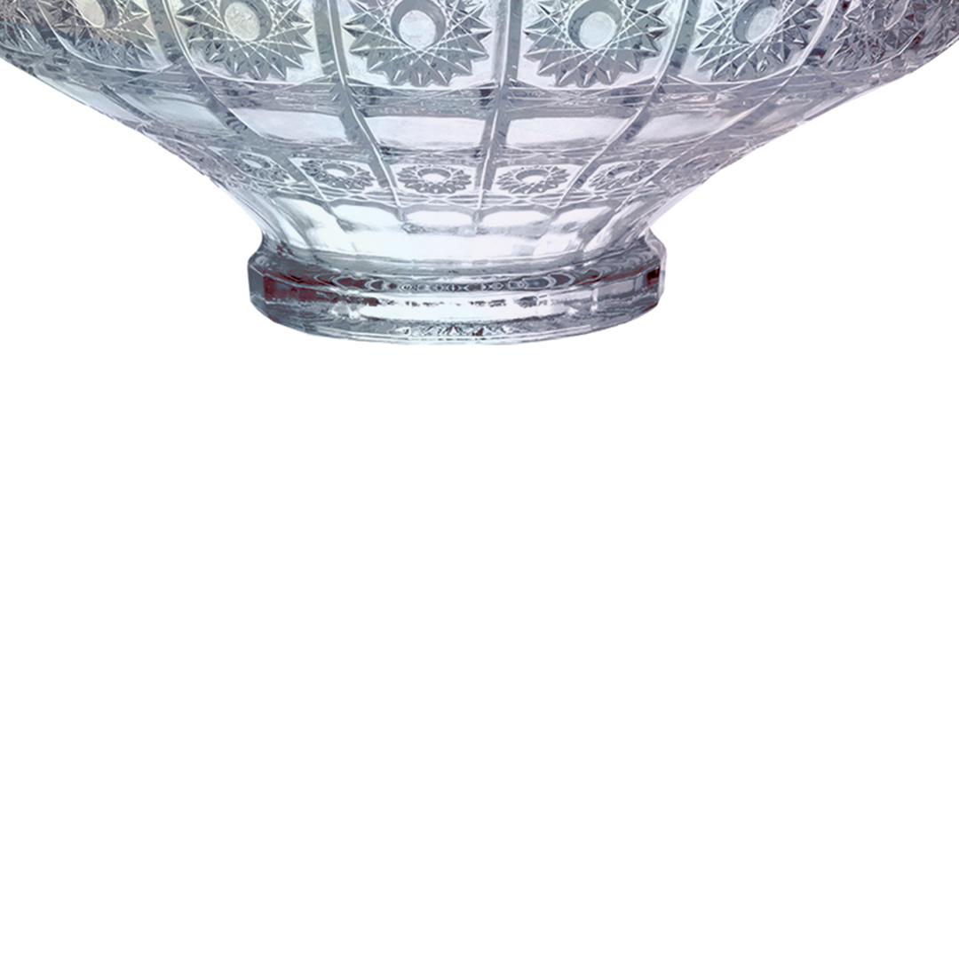 Fotografia para o produto Centro de mesa em cristal ecológico 032,5xA13cm cor furta-cor