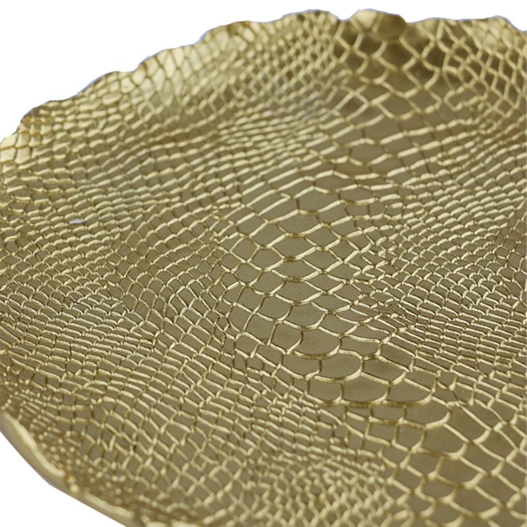 Fotografia para o produto Centro de mesa em poliresina 023xA3cm cor dourada