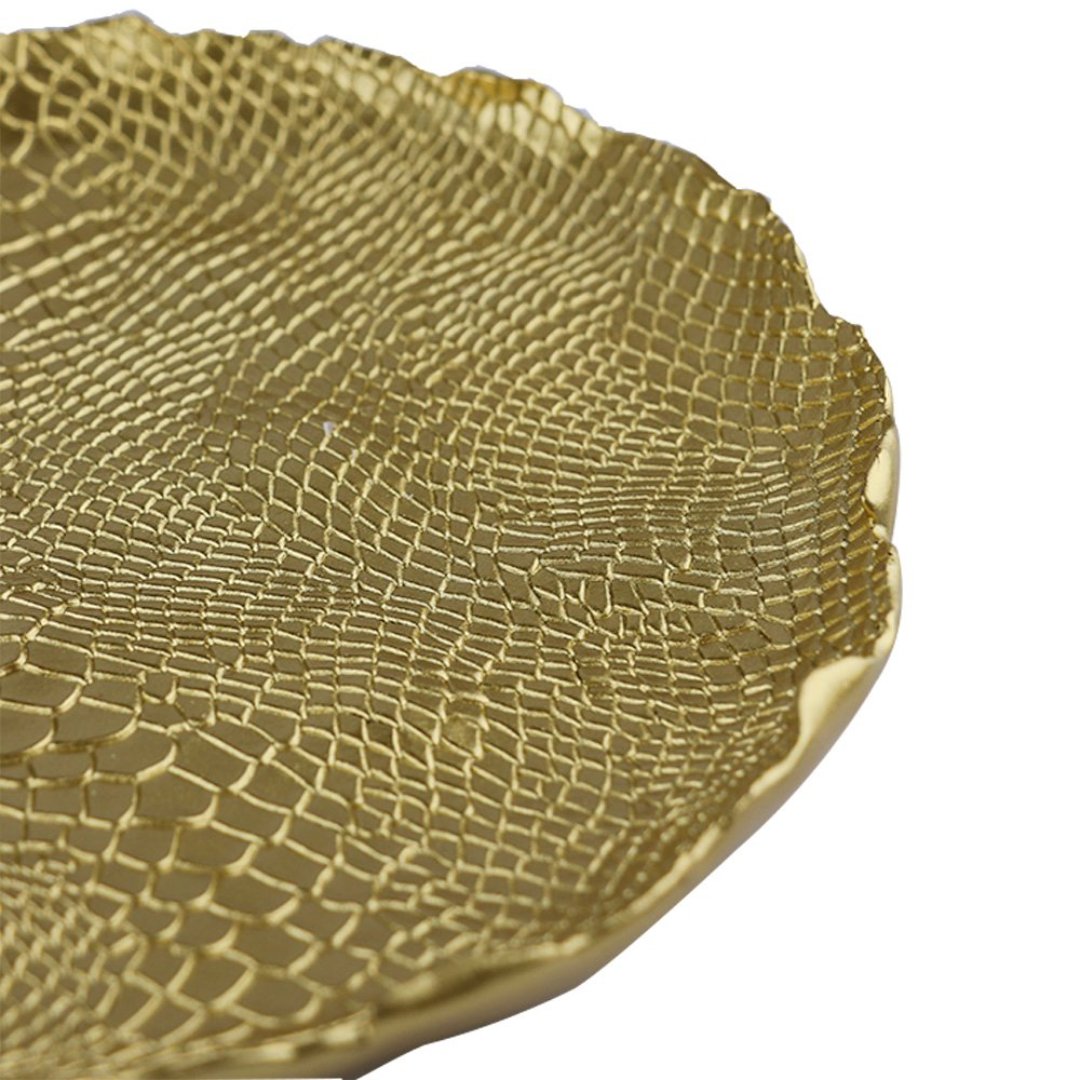 Fotografia para o produto Centro de mesa em poliresina 023xA3cm cor dourada