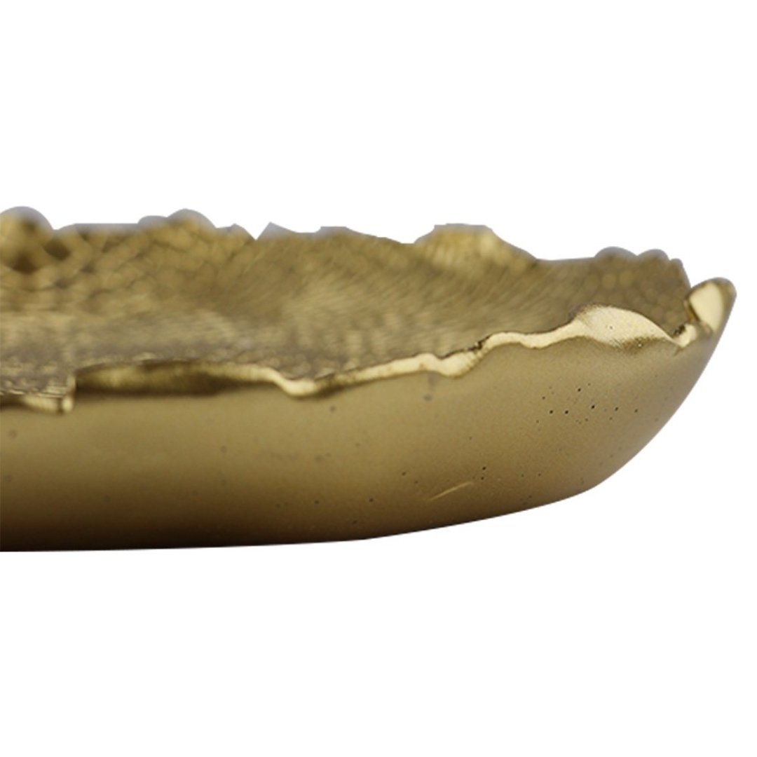 Fotografia para o produto Centro de mesa em poliresina 023xA3cm cor dourada