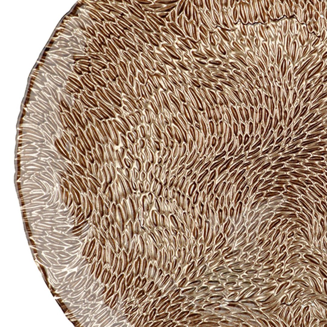 Fotografia para o produto Centro de mesa em vidro 021xA1,5cm cor marrom