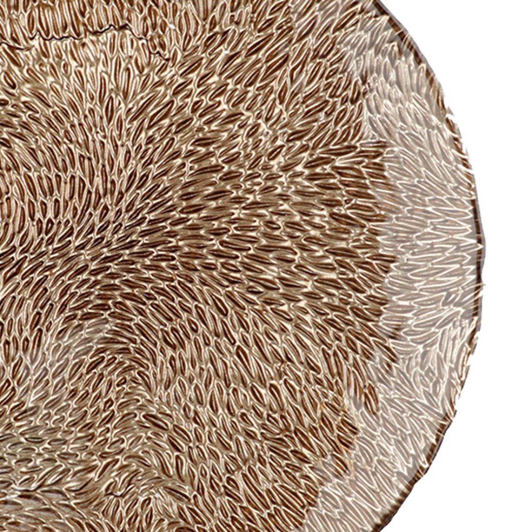 Fotografia para o produto Centro de mesa em vidro 021xA1,5cm cor marrom