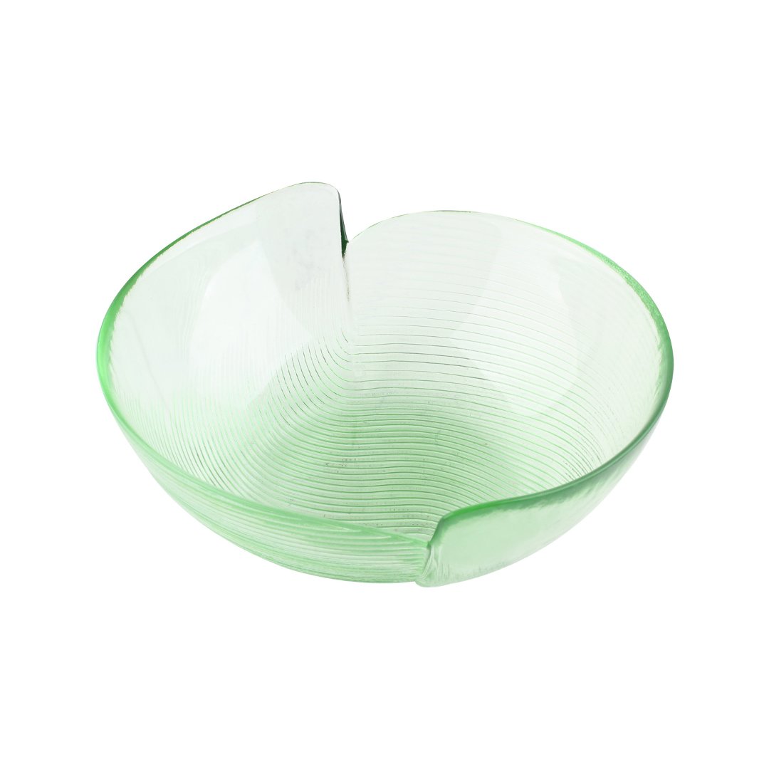 Imagem ilustrativa para Centro de mesa em vidro D22xA7,5cm verde