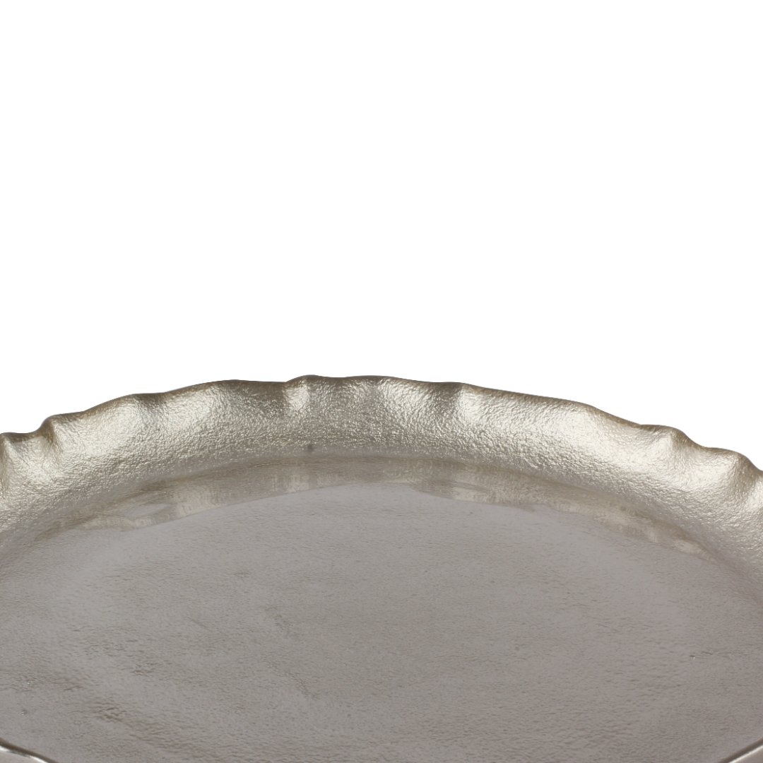 Fotografia para o produto Centro de mesa em vidro 029xA2,5cm cor champanhe