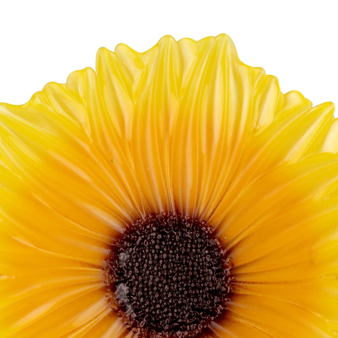 Fotografia para o produto Centro de mesa em vidro 032xA3cm cor amarelo e marrom