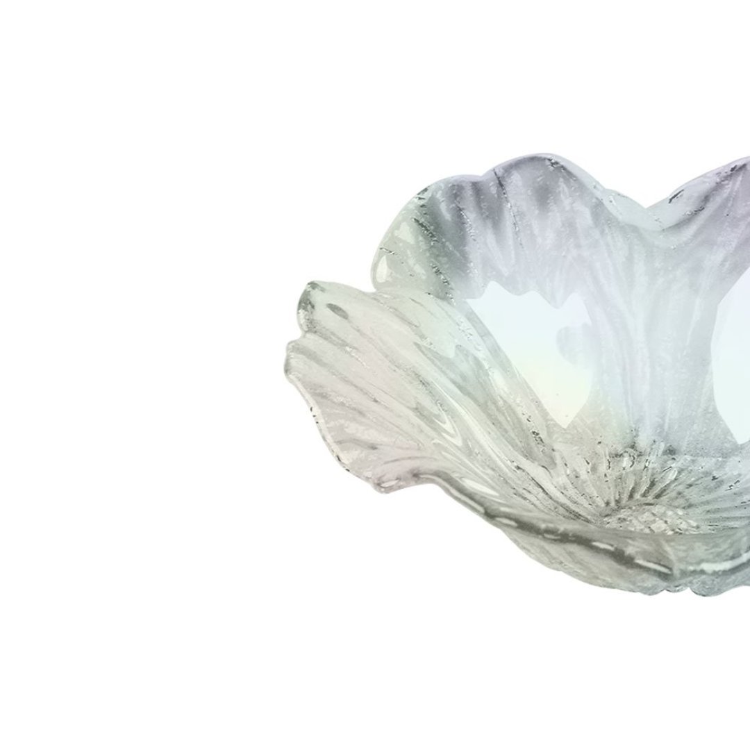 Fotografia para o produto Centro de mesa em vidro 175ml L15xP15xA5cm cor furta-cor