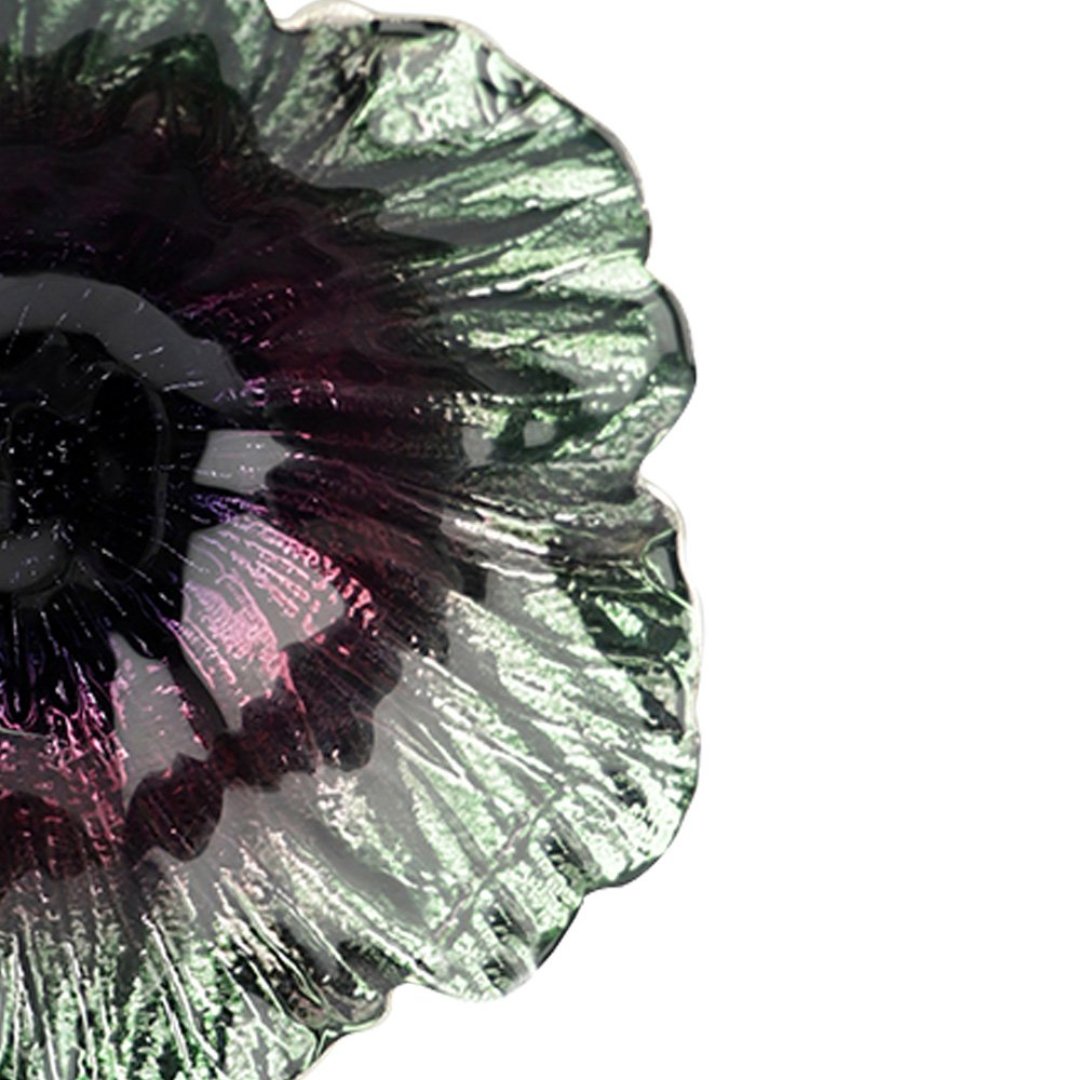 Fotografia para o produto Centro de mesa em vidro 185ml 015xA4,5cm cor verde e roxo