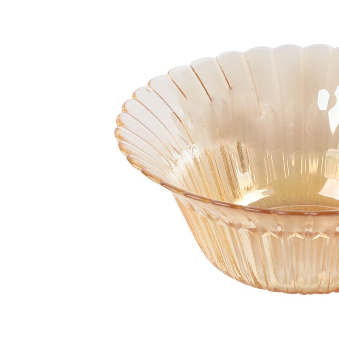 Fotografia para o produto Centro de mesa em vidro 320ml 015xA5cm cor âmbar luster