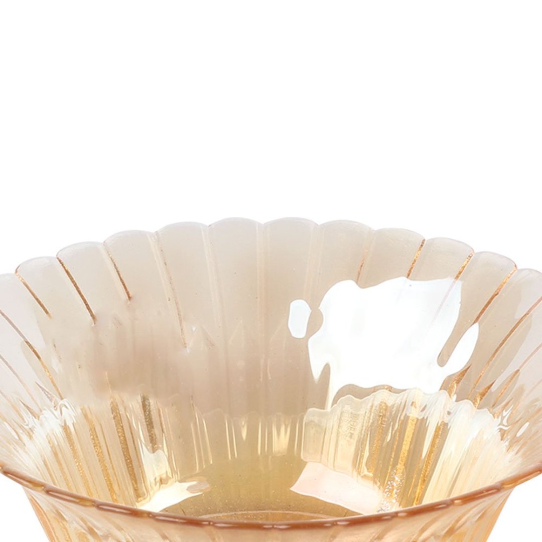 Fotografia para o produto Centro de mesa em vidro 320ml 015xA5cm cor âmbar luster