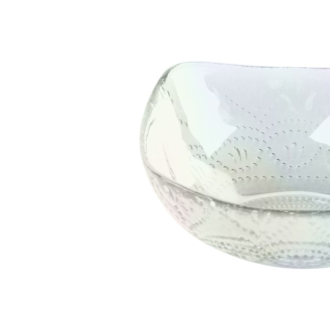 Fotografia para o produto Centro de mesa em vidro 380ml L15xP15xA5cm cor furta-cor