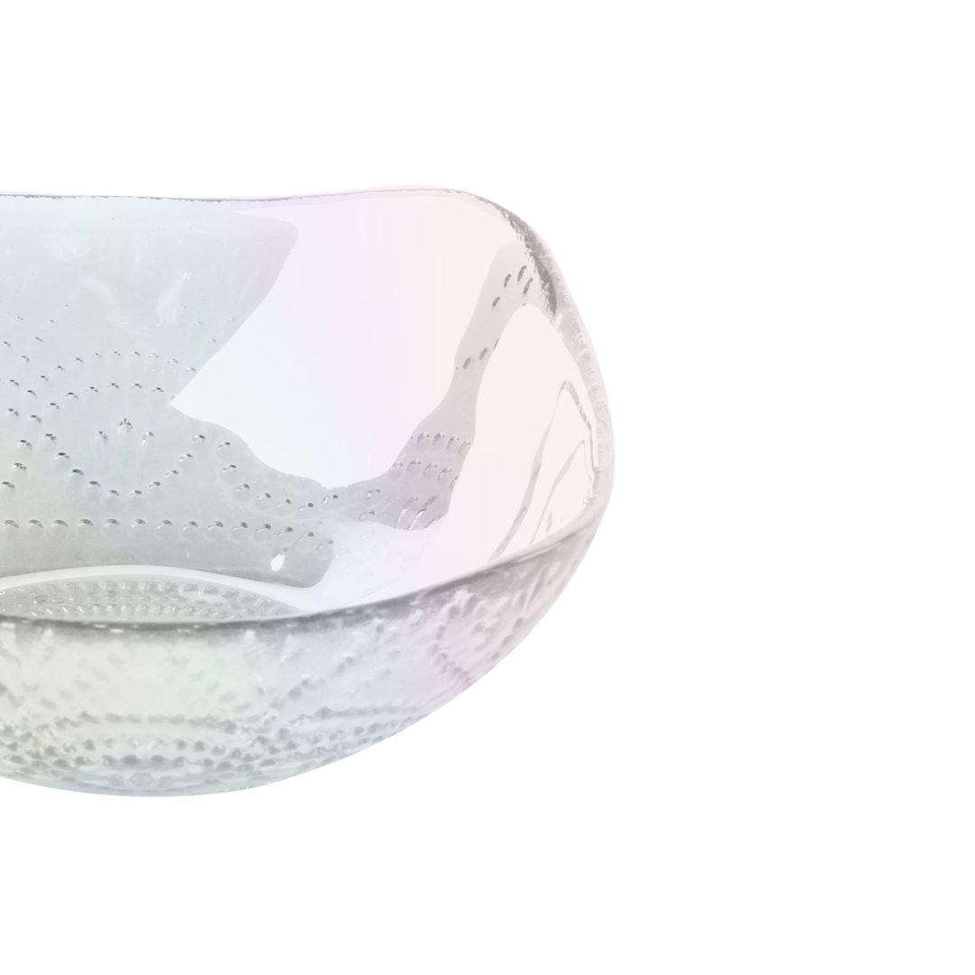 Fotografia para o produto Centro de mesa em vidro 380ml L15xP15xA5cm cor furta-cor