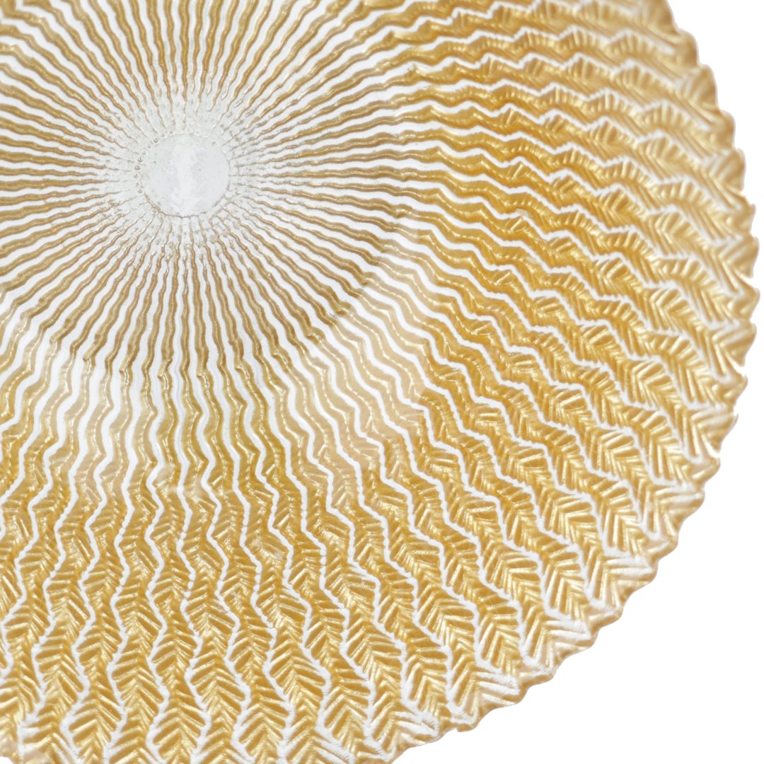 Fotografia para o produto Centro de mesa em vidro 455ml 015xA6cm cor dourado