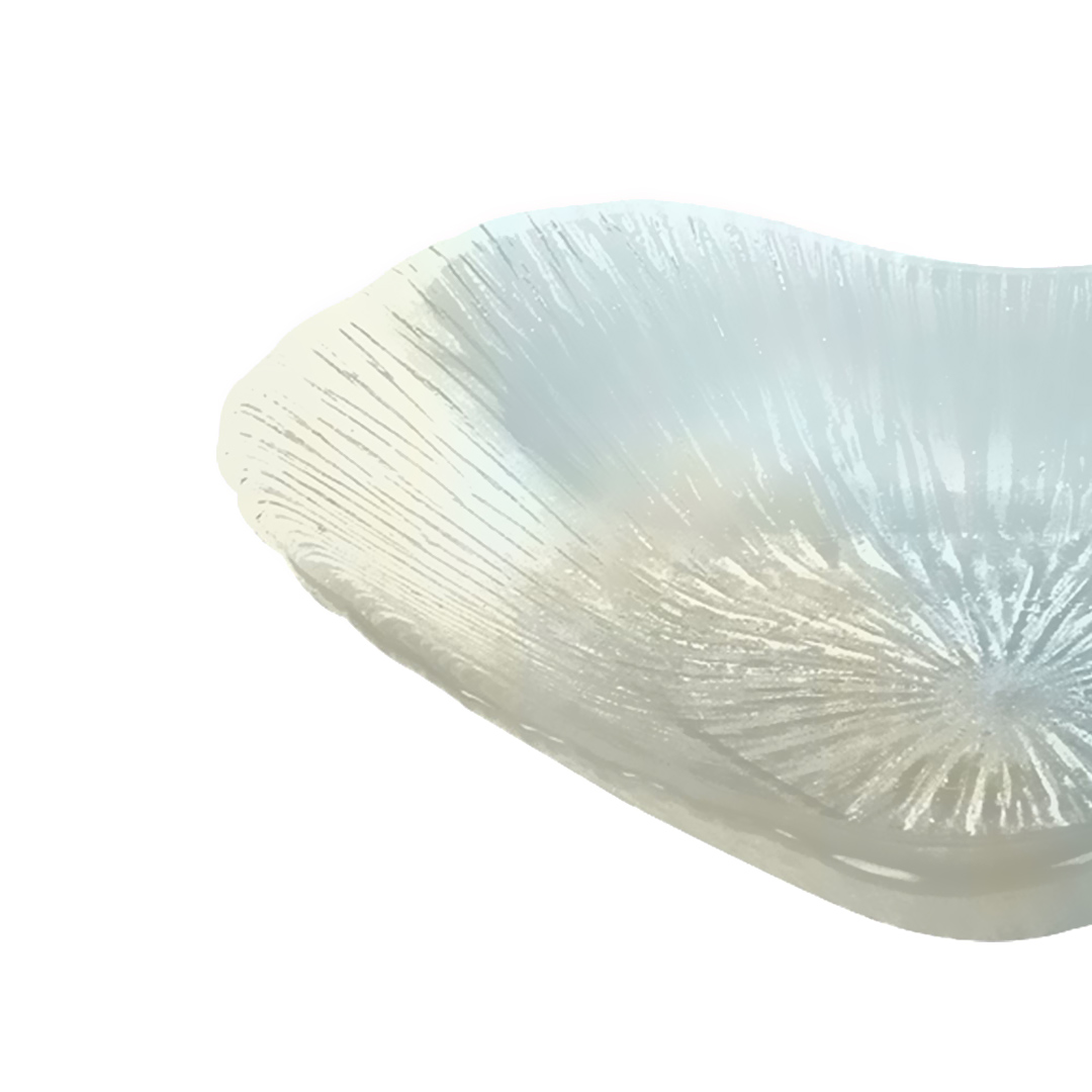 Fotografia para o produto Centro de mesa em vidro L15xP15xA3cm cor furta-cor