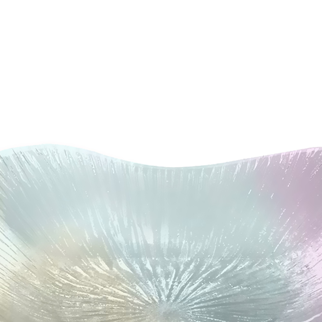 Fotografia para o produto Centro de mesa em vidro L15xP15xA3cm cor furta-cor