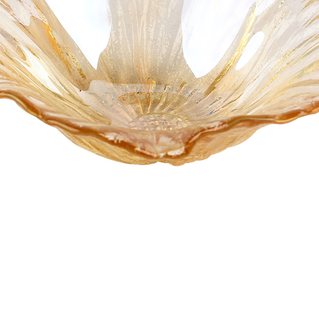 Fotografia para o produto Centro de mesa em vidro L15xP15xA5cm cor âmbar luster