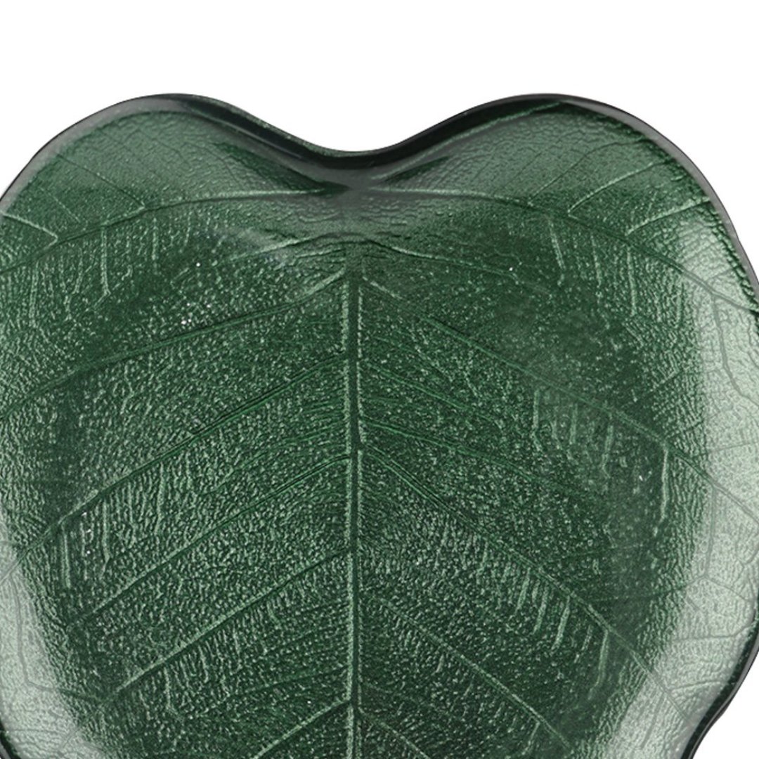 Fotografia para o produto Centro de mesa em vidro L19xP16,5xA2cm cor verde