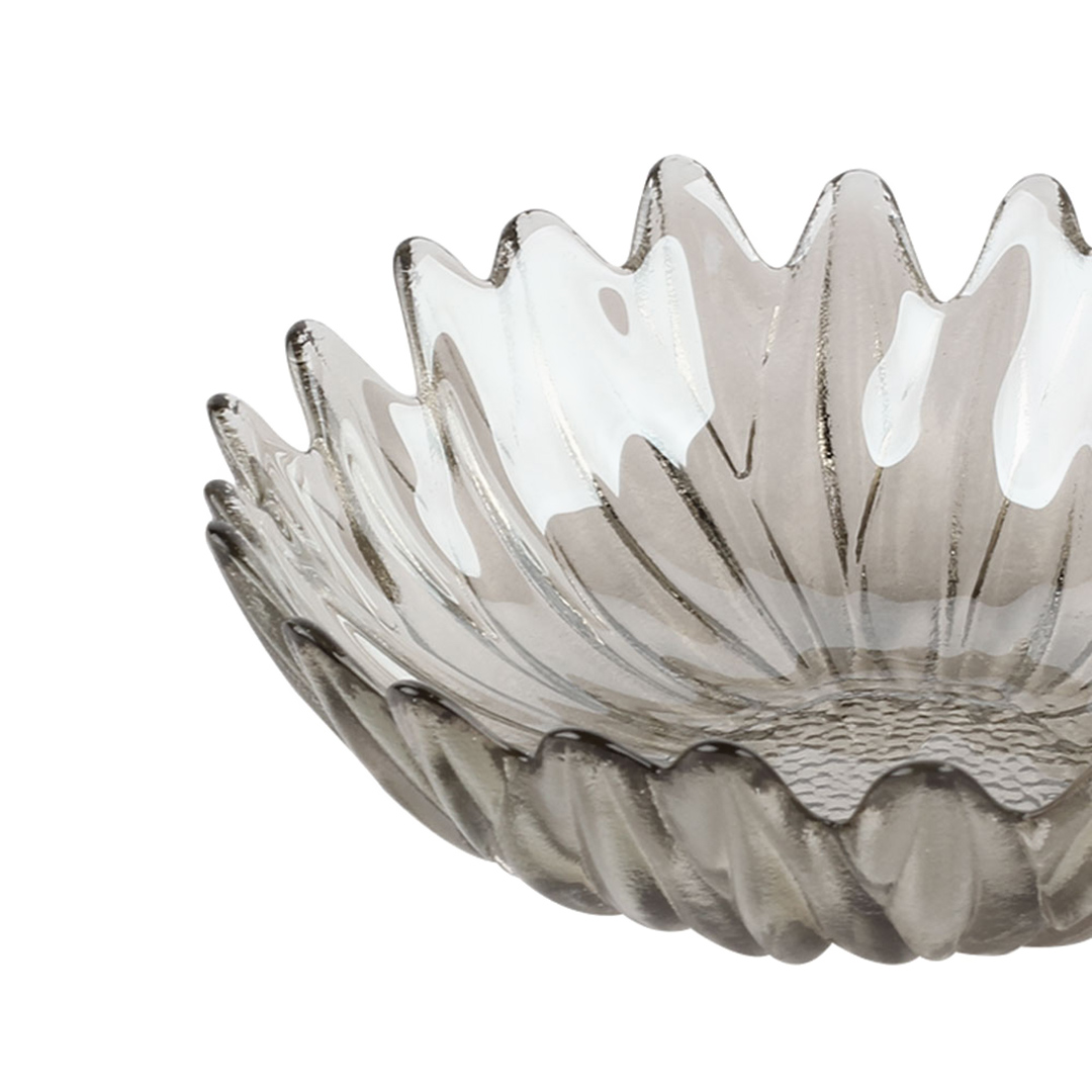 Fotografia para o produto Centro de mesa em vidro 015xA3cm cor fumê luster