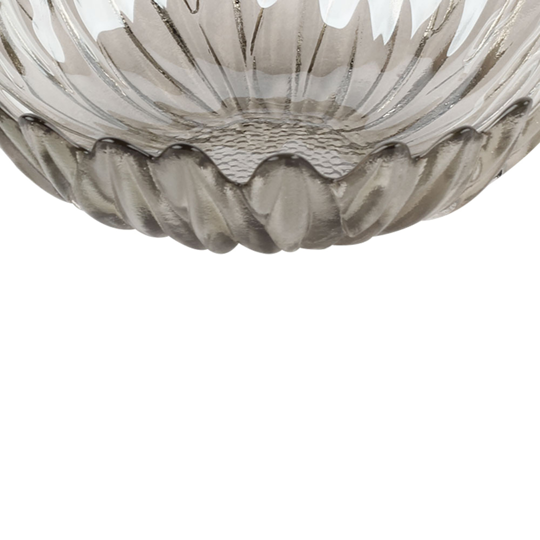 Fotografia para o produto Centro de mesa em vidro 015xA3cm cor fumê luster