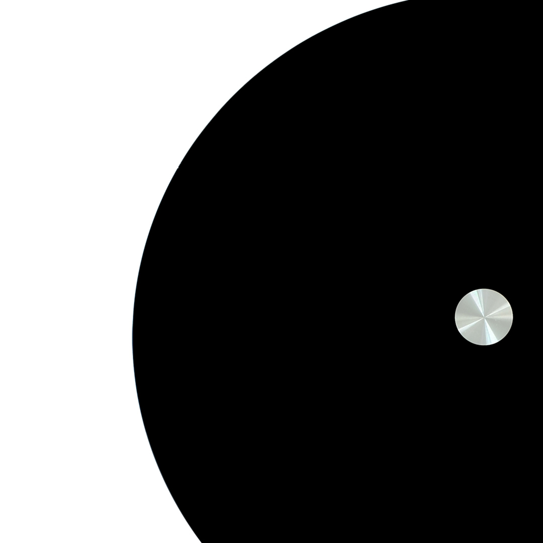 Fotografia para o produto Centro de mesa giratório em vidro 060xA2cm