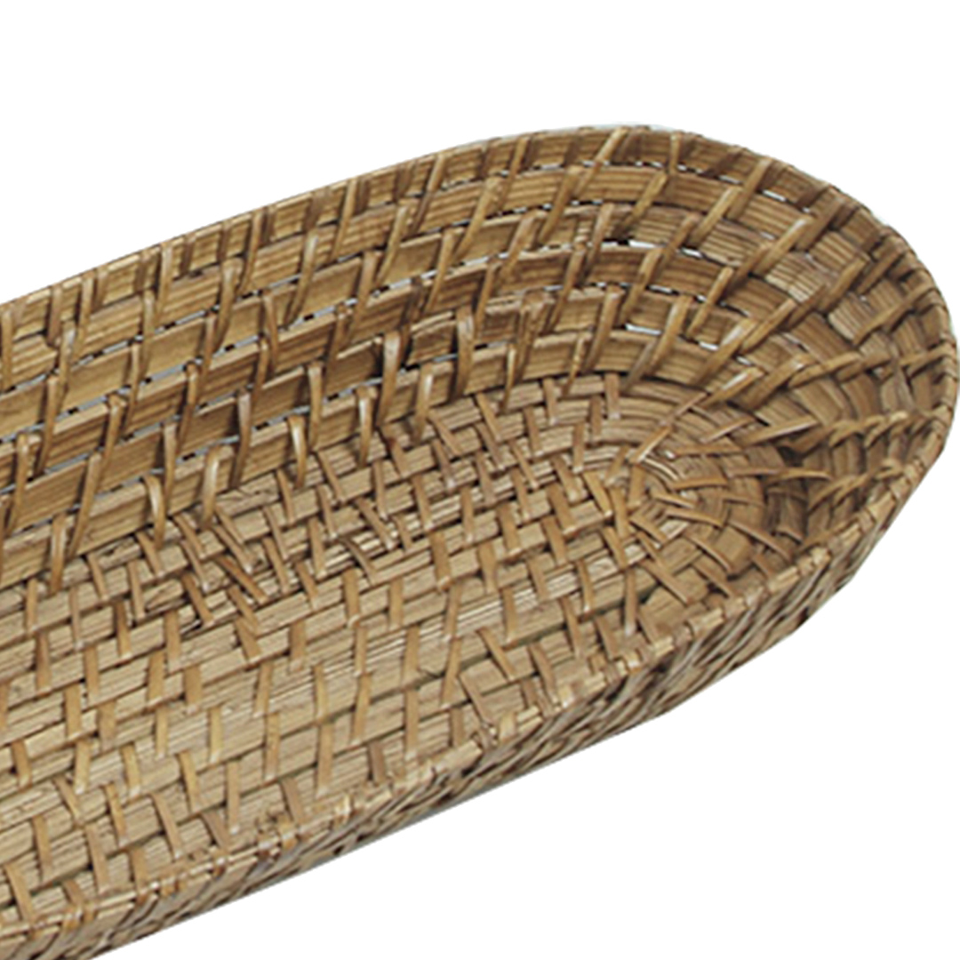 Fotografia para o produto Cesta para pães retangular em bambu e rattan L36xA16xA6cm