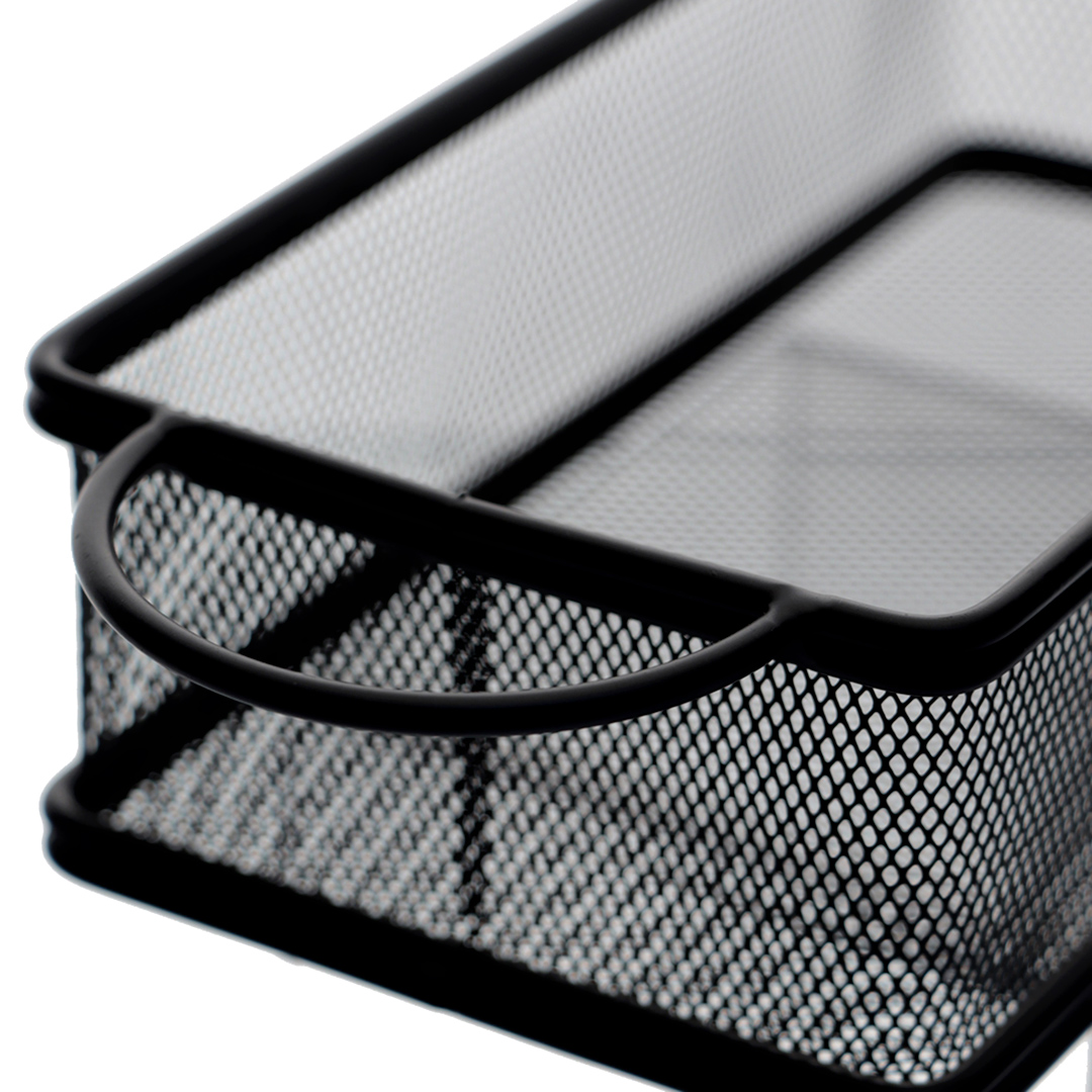 Fotografia para o produto Cesta retangular para alimentos em aço inox L21xP11xA6cm