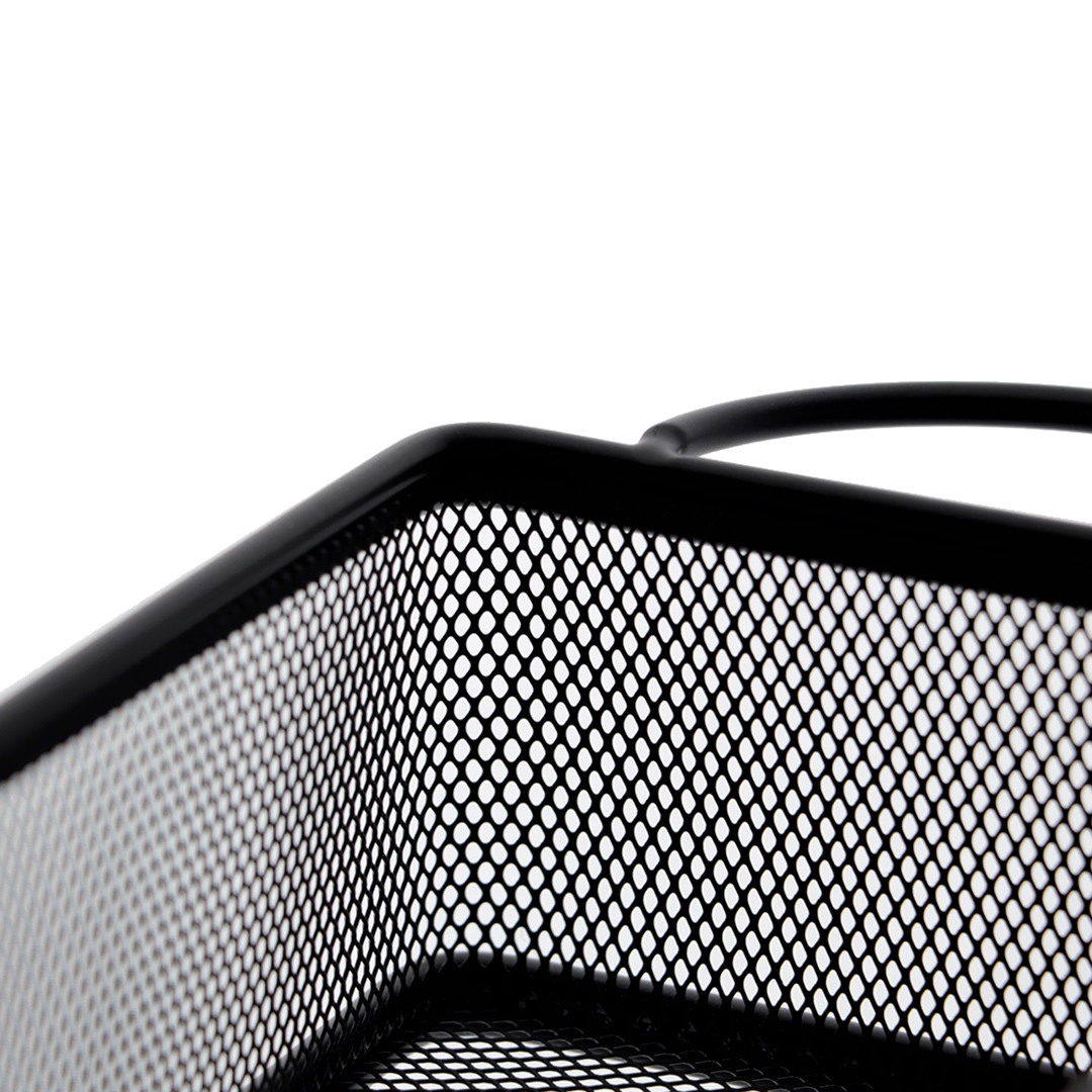 Fotografia para o produto Cesta retangular para alimentos em aço inox L21xP11xA6cm