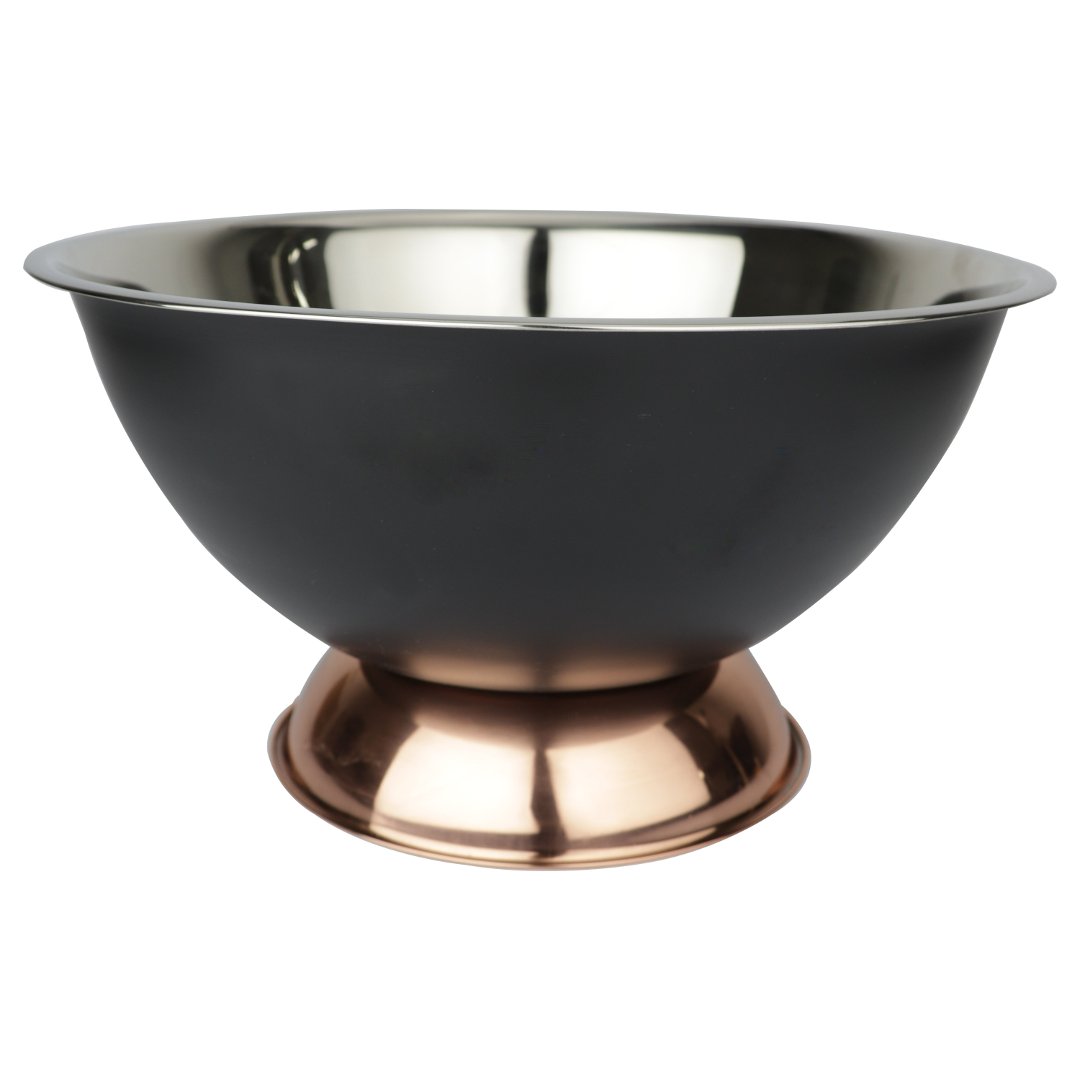 Fotografia para o produto Champanheira em aço inox 12L 040xA21cm cor preta com cobre