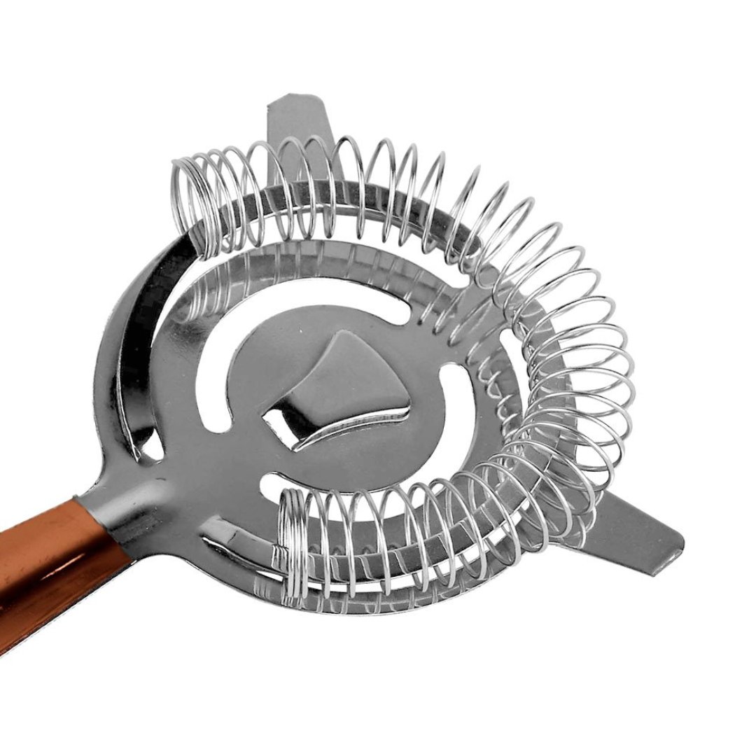 Fotografia para o produto Coador de bebidas Open Bar em aço inox A14cm cabo cor cobre