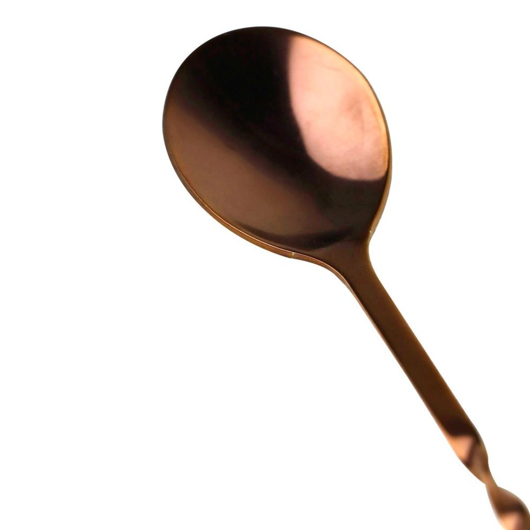 Fotografia para o produto Colher bailarina Open Bar em aco inox com disco macerador A28cm cor cobre