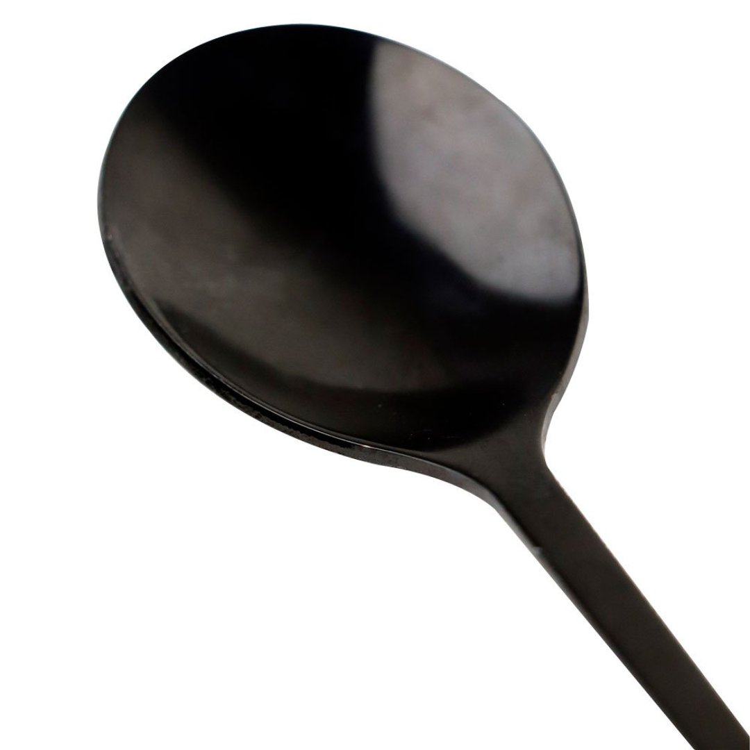 Fotografia para o produto Colher bailarina Open Bar em aco inox com disco macerador A28cm cor preta