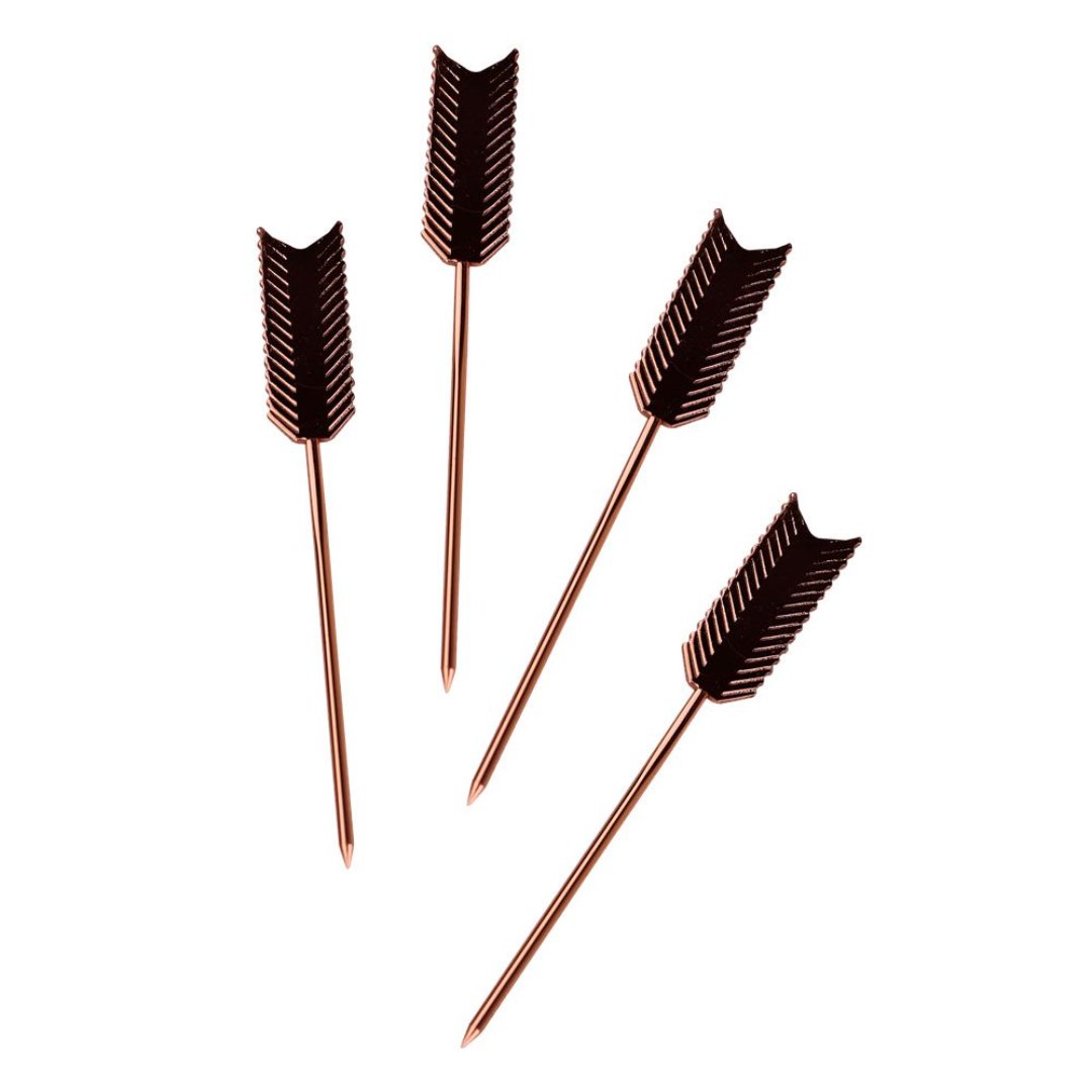 Fotografia para o produto Conjunto aperitivo Shake and Snack 4 pecas em aco inox A11,5cm cor cobre