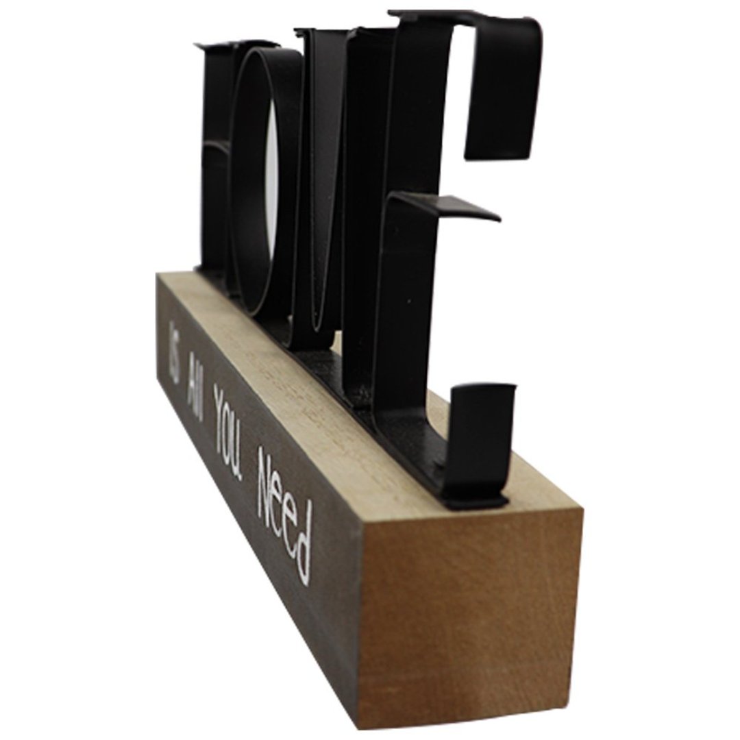 Fotografia para o produto Enfeite Home em metal L24xP3,4xA11cm