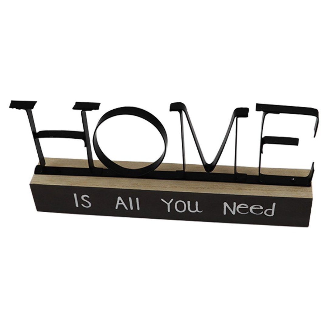 Fotografia para o produto Enfeite Home em metal L24xP3,4xA11cm