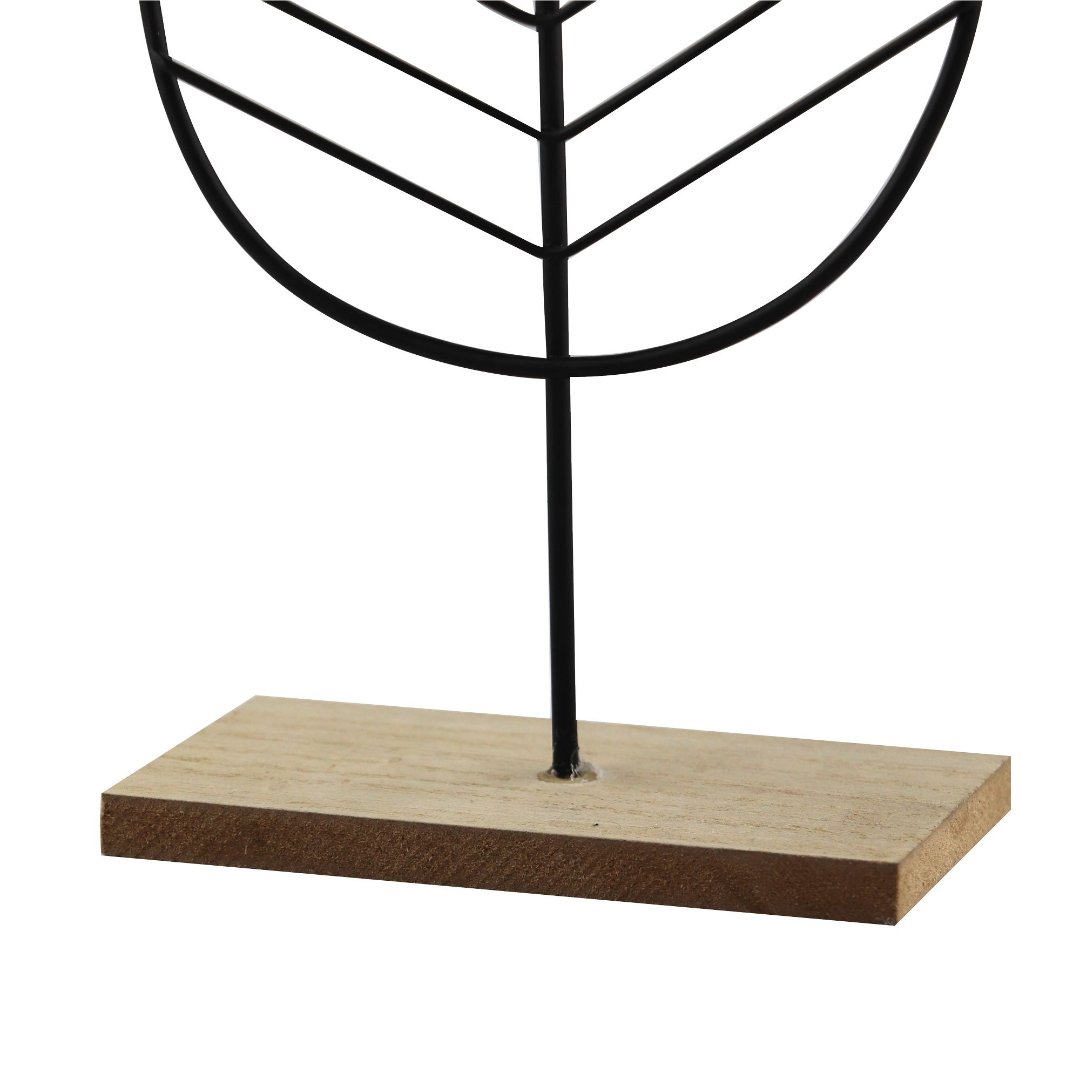 Fotografia para o produto Enfeite pena em metal L12xP6xA24cm