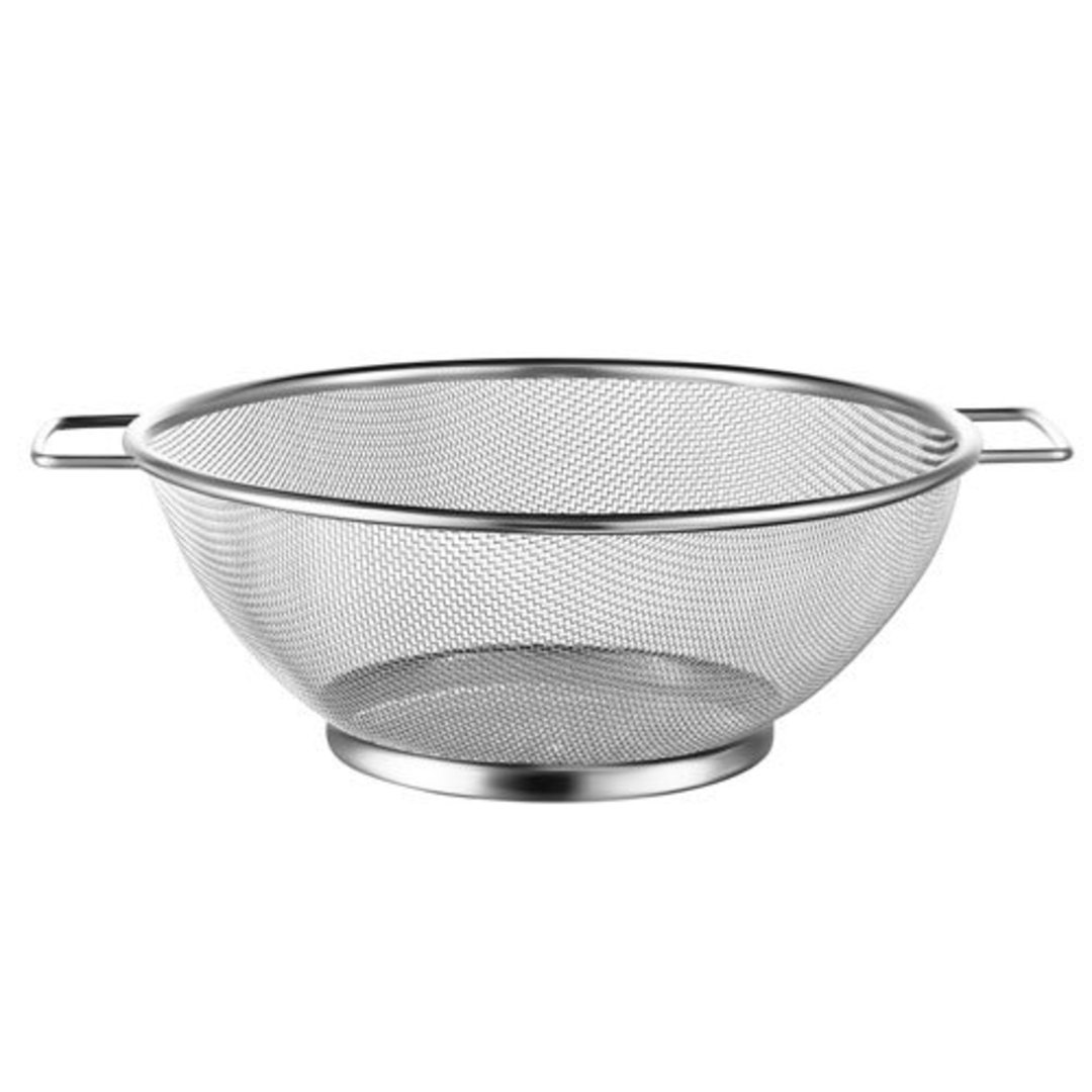 Imagem ilustrativa para Escorredor em aço inox P26xL31xA9,8cm