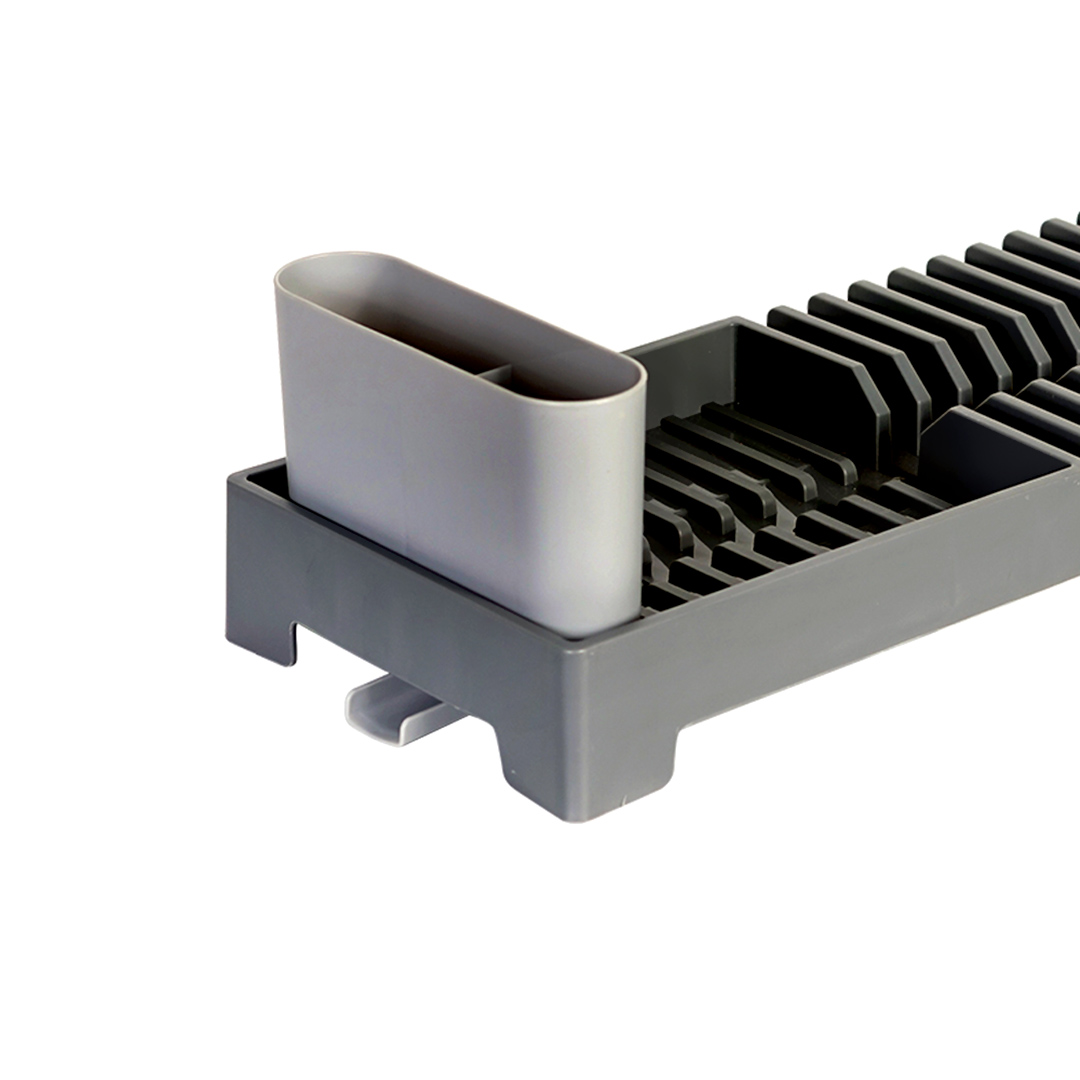 Fotografia para o produto Escorredor para louça com porta talheres em plástico L46,5xP18xA13,5cm