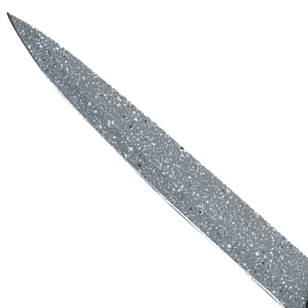 Fotografia para o produto Faca carne em aço inox 1,8mm com cabo PP emborrachado A31,5cm 159grs