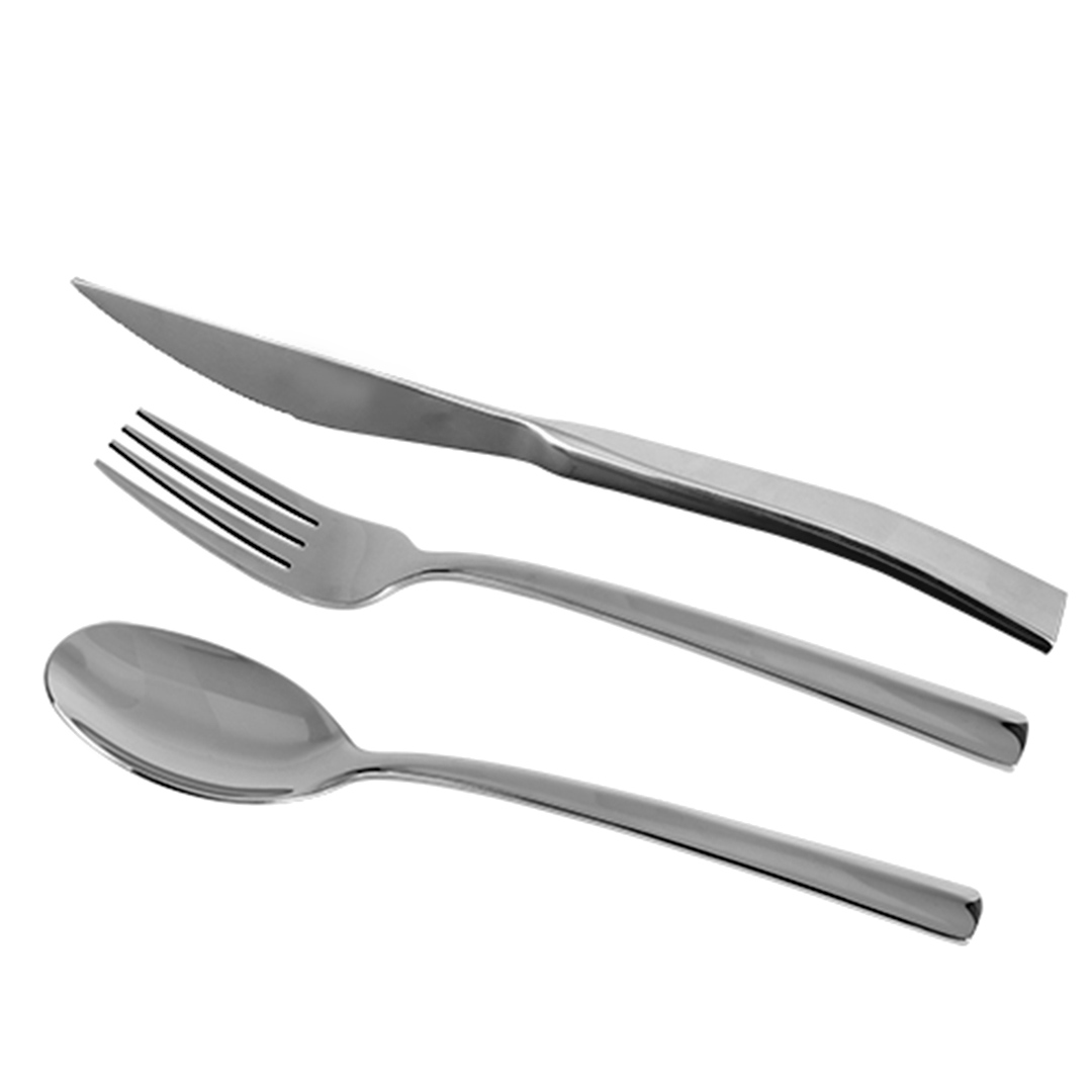 Imagem ilustrativa para Faqueiro em aço inox 101 peças