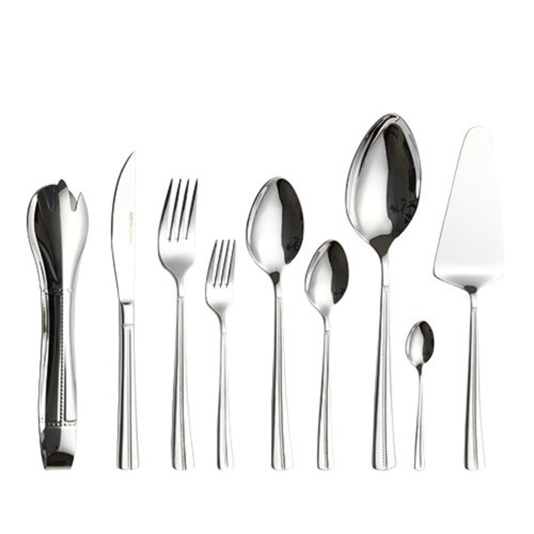 Imagem ilustrativa para Faqueiro em aço inox 75 peças