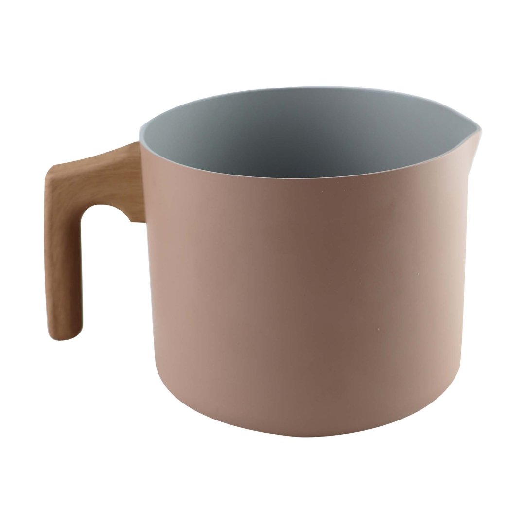Fotografia para o produto Fervedor em aluminio revestimento cerâmico D14cm 1,6L fendi mocha