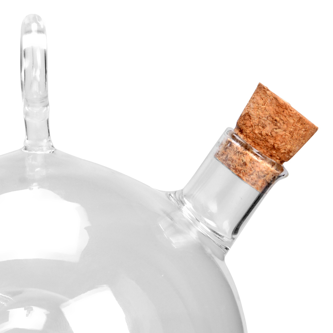 Fotografia para o produto Galheteiro em vidro borossilicato L10,3xP10,3xA13,2cm (56mlx450ml)